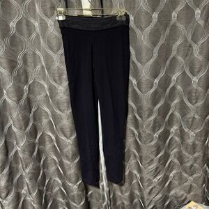Lululemon Leggings‎ Yoga Pants Athletic Workout Mesh Panels Black Size 4